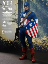 Product Image: NEW SEALED MAILER* SIDESHOW HOT TOYS MMS20 1/6 CAPTAIN AMERICA  STAR SPANGLED