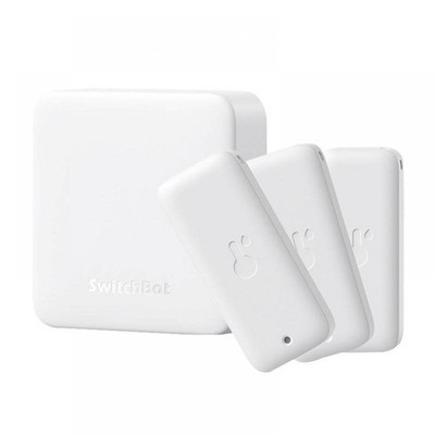 SwitchBot Hub Mini Set, Hub + 3x IP65 Temperatur- und Feuchtigkeitssensoren,