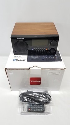 Sangean WR-22WL AM/FM Receiver Bluetooth Digital Tuning USB Walnut