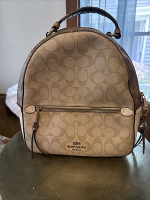 Coach Jordyn Backpack In Signature Canvas Brown