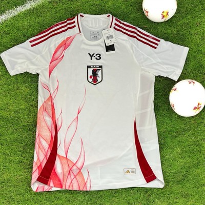 Adidas Japan x Y3 Away Authentic Soccer Jersey - Men IU0960 Size M