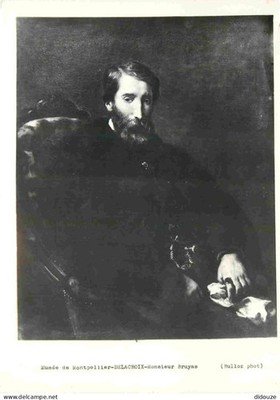 AK - Kunst - Malerei - Eugène Delacroix - Monsieur Bruyas - Portrait -
