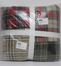 Couvre-lit Patchwork Pottery Barn 3 Pièces Cal King - Réversible - Occasion Bon État