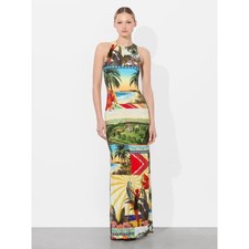 ALICE + OLIVIA Pania Maxi Dress Island Dreams size 4 NWT $495