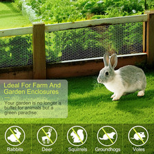 Chicken Wire Fencing, 16.5 Inch X 60 Feet Chicken Wire Mesh Roll for Garden ...