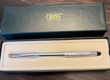 Cross Classic Century Chrome Ballpoint Pen  Original Black Gift Box