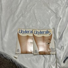 Vtg New Lot Of 2 1977 Underalls 310 A-B Suntan Sandal Foot Toe Pantyhose Women  s