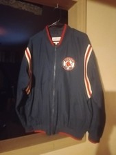 Red Sox Jacket Vintage Mens Large Blue