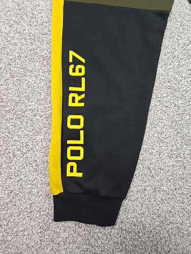 Polo Ralph Lauren pantaloni uomo XXL colorblock polo RL67 pony pantaloni della tuta tempo libero - Foto 20 di 24