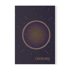 Flower Of Life GRIMOIRE celestial design Notebook  Softcover A5