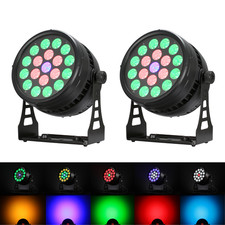 2pcs New Outdoor 19x12W 4in1 Led Par Lights DJ Show Church Wash Effect