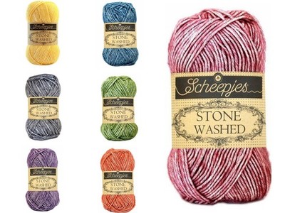 10 x Scheepjes Stone Washed Handstrickgarn
