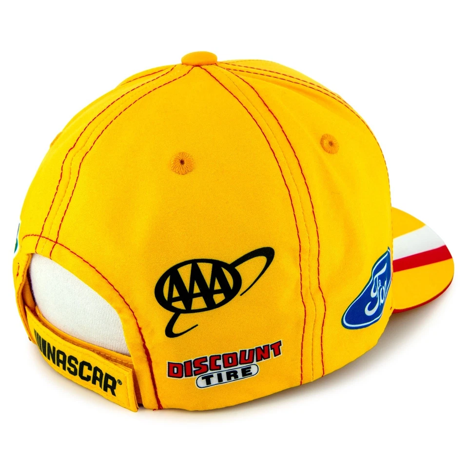 Joey Logano 2025 Uniforme Pit Hat Amarillo Foto 2 de 4