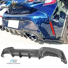 Fits 19-22 Toyota Corolla E210 Hatchback Unpainted Rear Bumper Lip Diffuser ABS