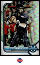 2021-22 Bowman University #98 Desmond Ridder Chrome Refractors