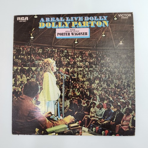 A Real Live Dolly Parton W/Porter Wagner Vinyl 1970 RCA LSP-4387 - Picture 9 of 9