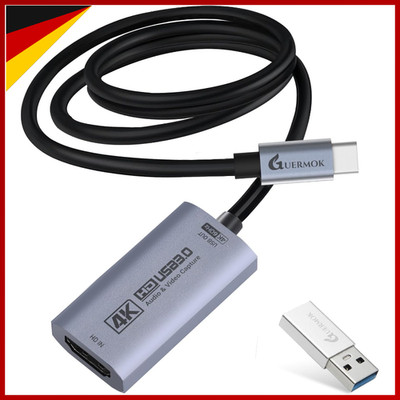 Capture Card HDMI zu USB-C 4K 60FPS 1080P 240FPS für Streaming PC PS5 Switch