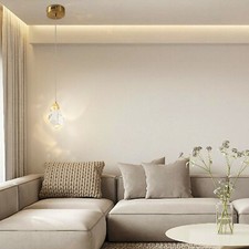1x Modern Crystal Pendant Lamp Kitchen Island Ceiling Fixture Hanging Light LED