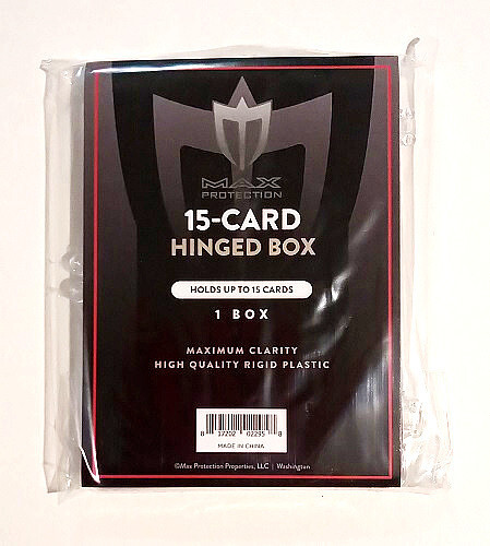 Lot of 15 Brand New 15-Card Plastic Hinged Cases Max Protection Brand - Picture 1 of 1