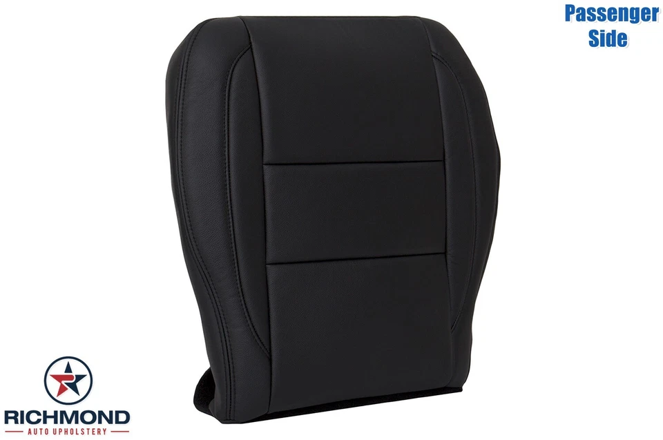 Черный кожаный чехол на сиденье со стороны пассажира для внедорожника INFINITI QX4 1997-2003 годов выпуска - Изображение 2 из 4