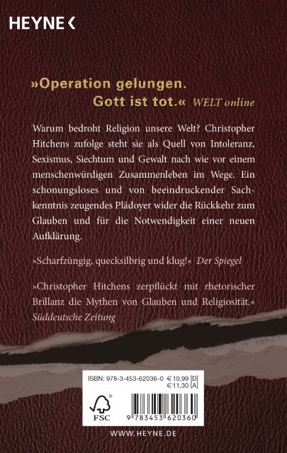 Der Herr ist kein Hirte Christopher Hitchens 9783453620360 eBay