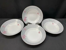 Noritake "DECO MAGIC" Pattern #3450 ~ Set of 4 ~ Soup Bowls ~ 7 1/2"