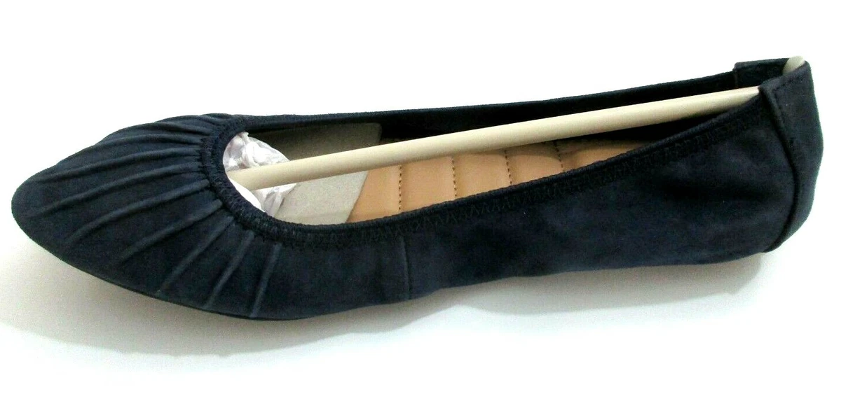 Me Too Women s Navy blue Chesde Sueded Flats Ballet Flats PERRI DSW
