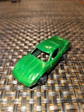 Vintage Tootsietoy Corvette Green 2" Long Made in USA Diecast Car Mint