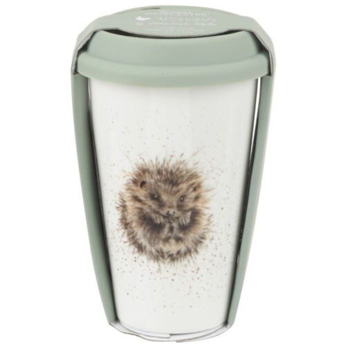 Wrendale Travel Mug Awakening Hedgehog Ceramic 310ml from Royal Worcester  - Afbeelding 1 van 3
