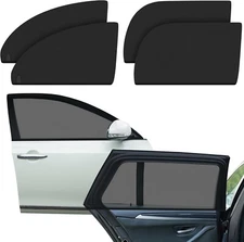 Car Window Shades, 4 Pack Mesh Car Window Screen Full Side Windows Sun Shades...