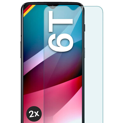 2x Echt Glas für OnePlus 6T Panzerfolie Handy Hartglas Premium Displayschutz