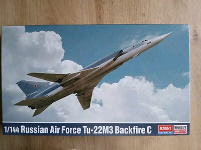 Tupolev TU-22M Backfire C, Academy, 1/144,  NEU Russian Aircraft