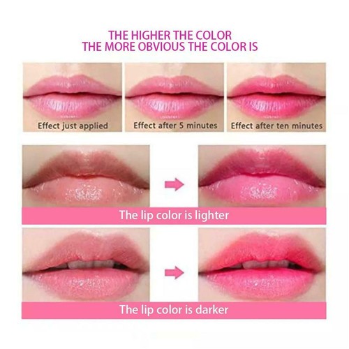 Jelly Flower Lipstick Colour Changing Lipstick Moistening Transparent F8O9SD34 - Picture 7 of 17