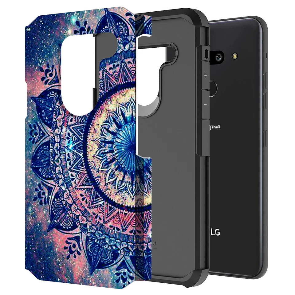 For LG G8 ThinQ Hybrid Graphic Fashion Cute Colorful Silicone Case - Image 2 of 4