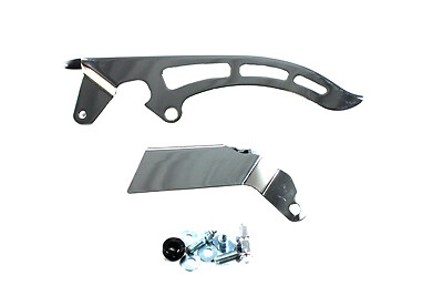 Chrome Rear Belt Guard Upper fits Harley Davidson