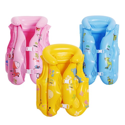 Child Swimwear Inflatable Life Vest for 1-13 Age Childs Swimming Buoyancy Jacket - Picture 9 of 25
