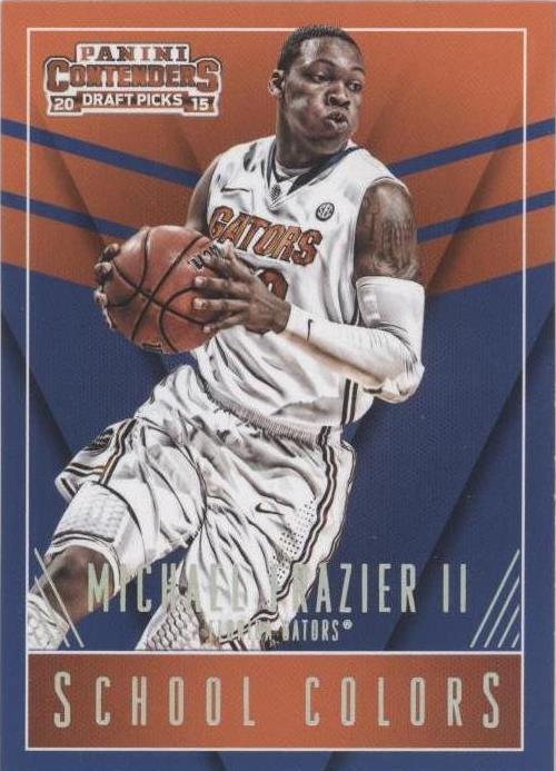 2015-16 Panini Contenders Draft Picks - School Colors Michael Frazier ...