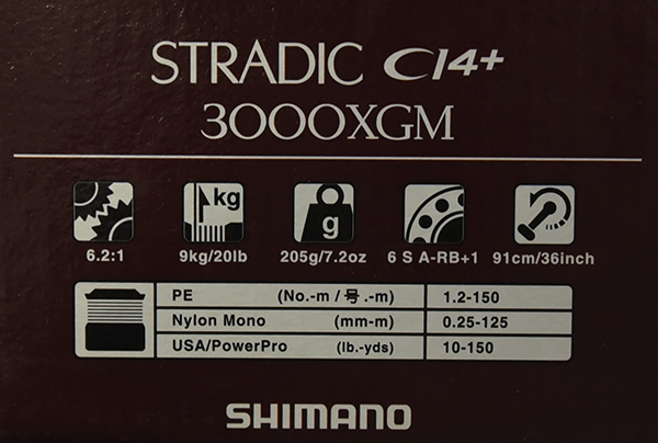 SHIMANO STRADIC CI4+ CI4+ STRADIC 3000XGM Spinning Reel 040eb4 SHIMANO STRADIC CI4+ CI4+ STRADIC 3000XGM Spinning Reel 040eb4