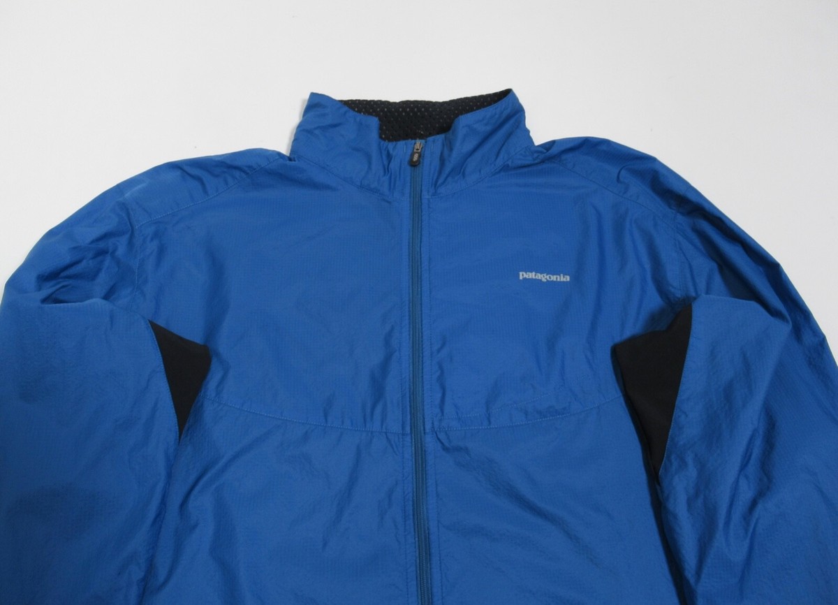 Patagonia Men's Nine Trails Jacket Blue Black 24950S8 Size L