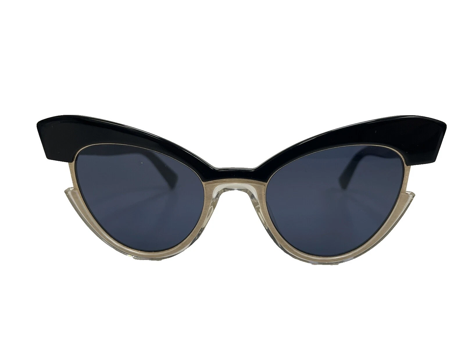 Marco de plástico de ojo de gato Max Mara gafas de sol para mujeres