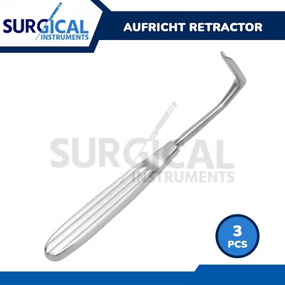 3 pcs Aufricht Retractor-Speculum Surgical Instruments 6.50'' German Grade