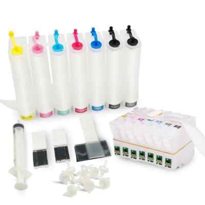 7color Ink Supply System Empty Ciss For Eps Stylus Photo 2100 2200 Printers