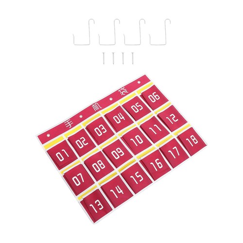 3 Sets Wall Storage Bag Cell Phone Classroom Pouch Calculator Holder Student - 第 4/12 張圖片