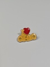 I Love Ohio Travel Souvenir Lapel Pin Red Hea...