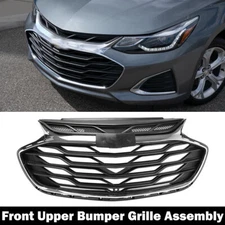 Front Bumper Grill Upper Grille Assembly For 2019 2020 2021 Chevrolet Cruze