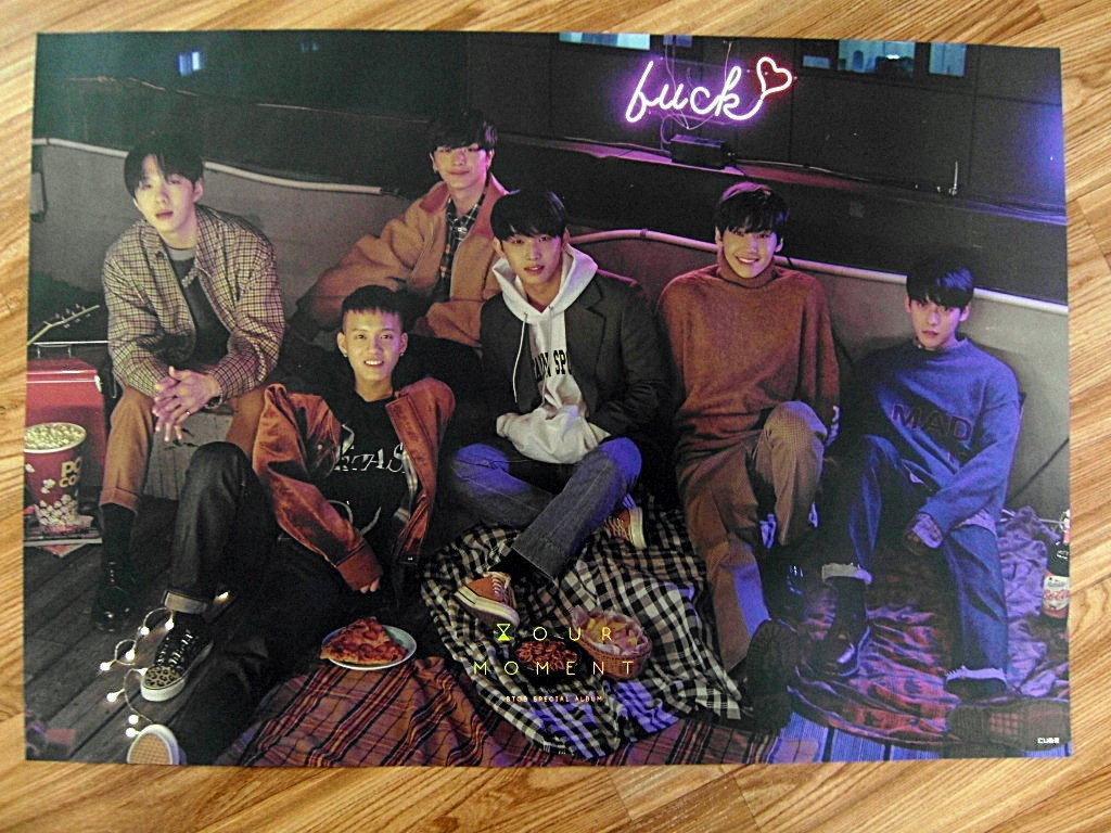 K-POP・アジア BTOB HOUR MOMENT BTOB - HOUR MOMENT (TYPE A) [ORIGINAL POSTER] *NEW* K-POP SEE