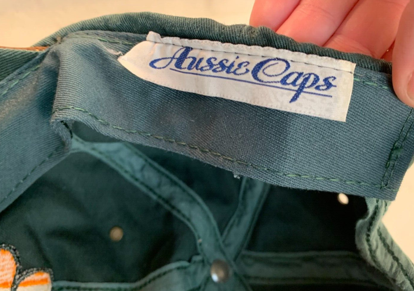 Aussie Caps Adjustable One-Size Leather Bill Sham… - image 7