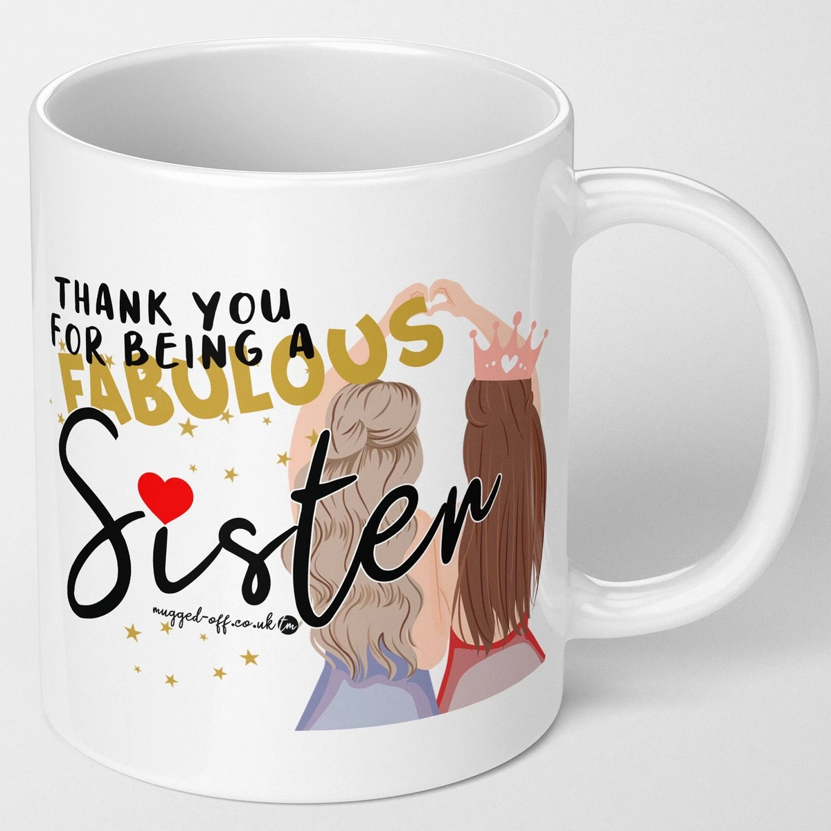 Sister Gift Present Sister Mug Cup Cups Xmas Birthday Christmas Tea Coffee