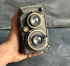 Rara Vecchio Vintage Voigtlander Superbo Twin-Lens Reflex Camera Con Skoper Lens