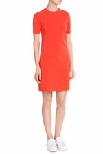 Marc By Marc Jacobs Stretch-Jersey Sweater Dress Sz XS BRIGHT TANGELO